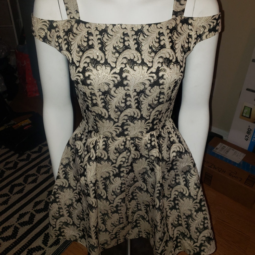 Mustard seed cocktail dress